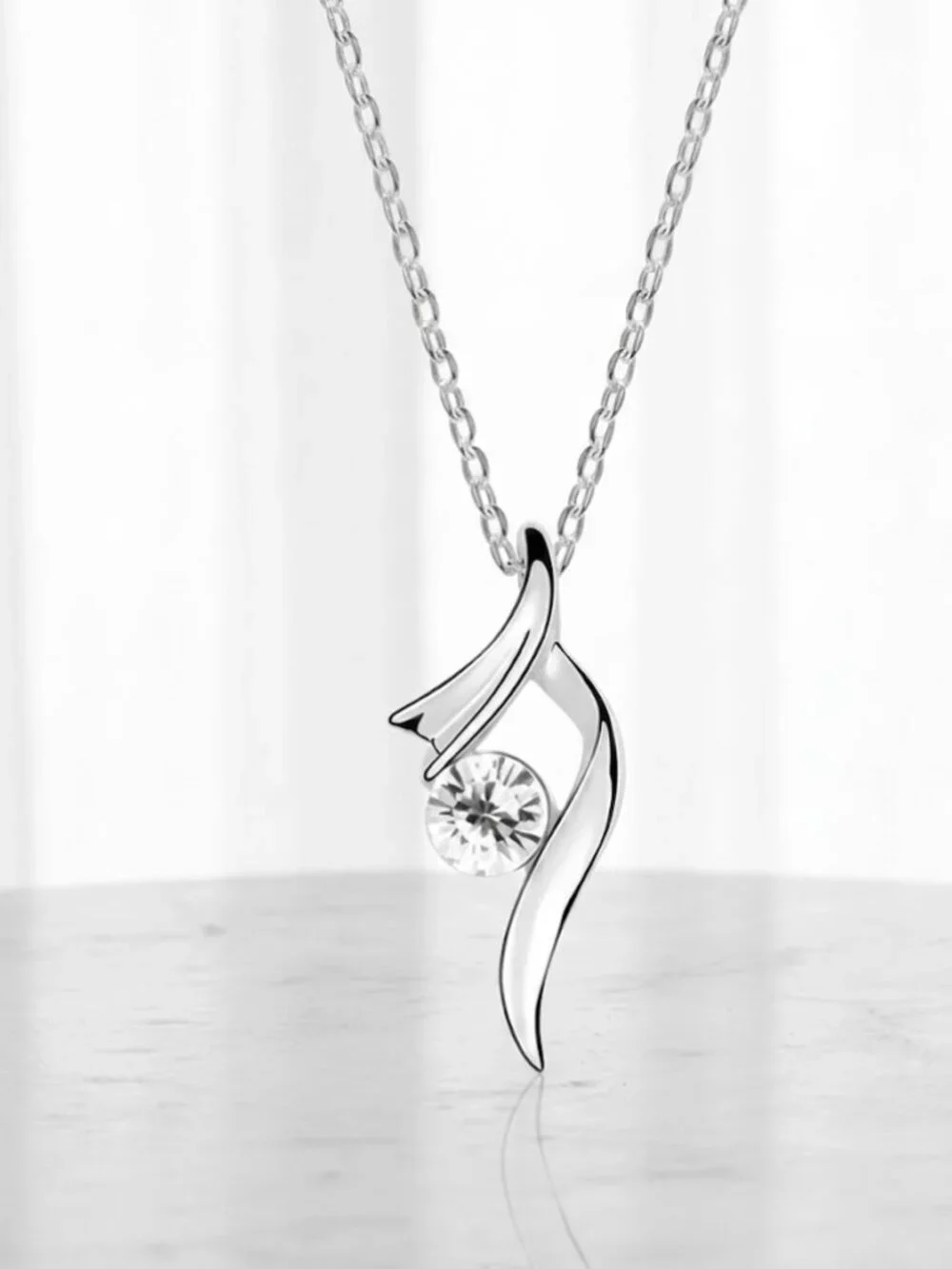 Luxury Platinum Necklace - Ladies Sophisticated Necklace